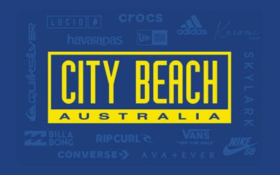 City Beach Gift Card offer background image