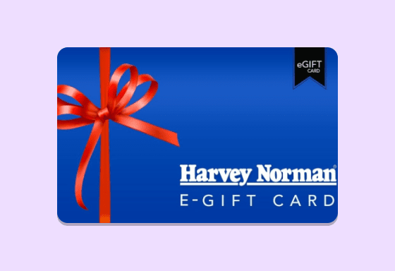 Harvey Norman Gift Card offer background image