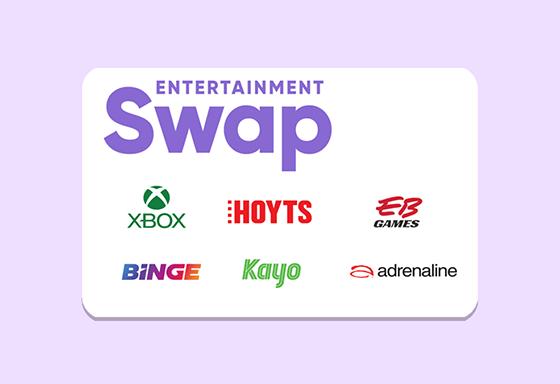 Swap Entertainment Gift Card offer background image