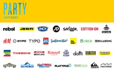 The Party Gift Card offer background image