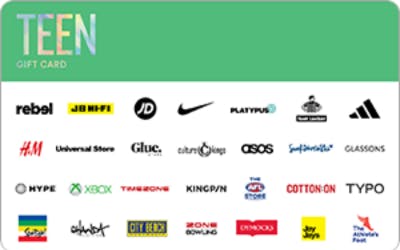 The Teen Gift Card offer background image