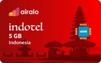airalo Indonesia 5GB eSIM Gift Card offer background image