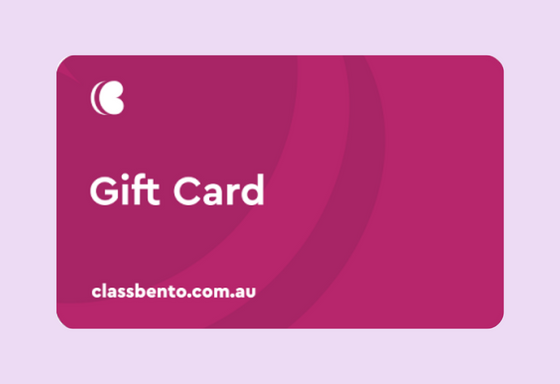 Class Bento Gift Card offer background image