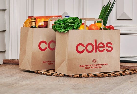 Coles Online offer background image