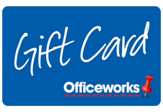 Officeworks Gift Card offer background image