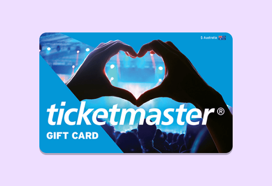 Ticketmaster Gift Card offer background image