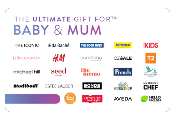 Ultimate Baby & Mum Gift Card offer background image