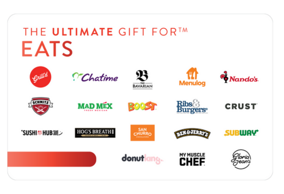 Ultimate Eats Gift Card offer background image