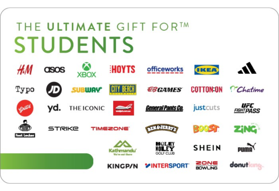 Ultimate Students Gift Card offer background image