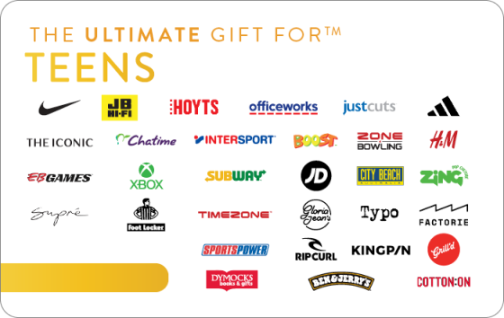 Ultimate Teens Gift Card offer background image