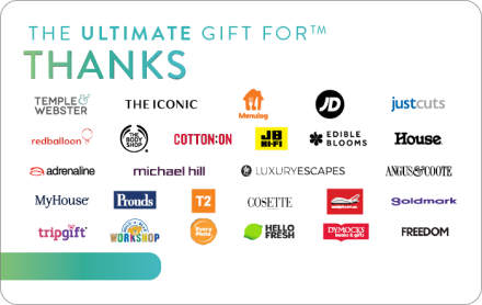 Ultimate Thanks Gift Card offer background image