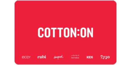 Cotton On Gift Card offer background image