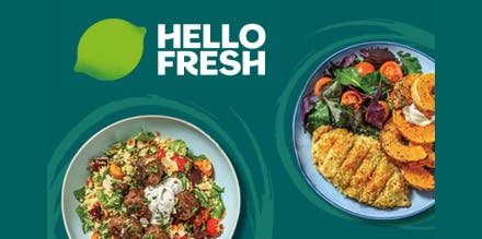 HelloFresh Gift Card offer background image