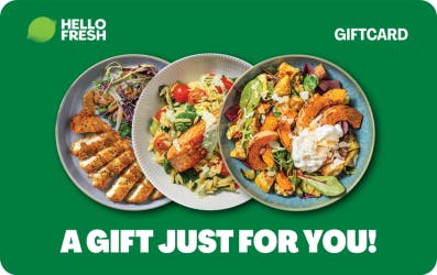 HelloFresh Gift Card offer background image