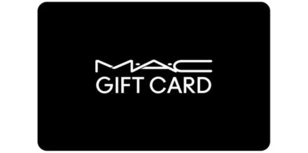 MAC Cosmetics Gift Card offer background image