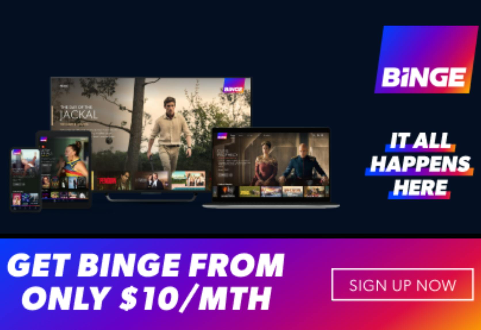 Binge offer background image