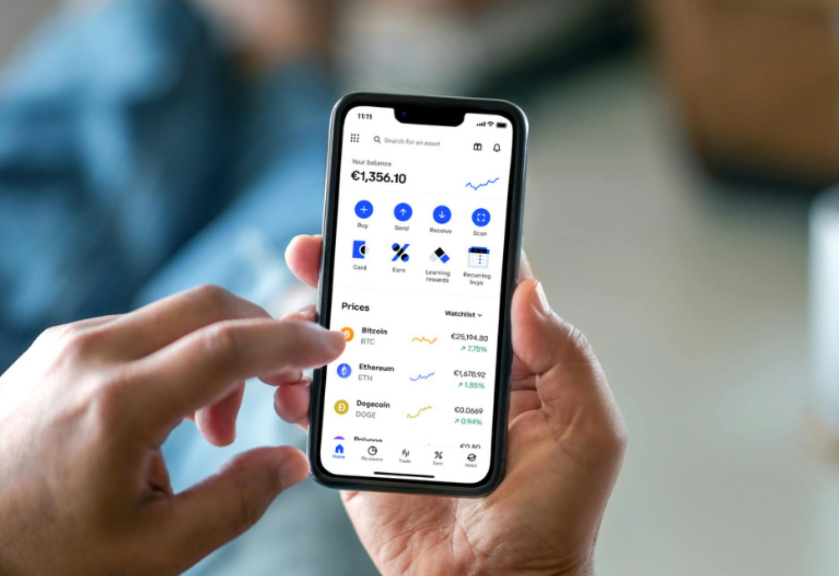 Coinbase offer background image