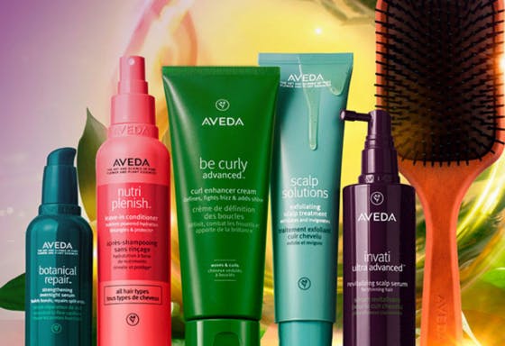 Aveda offer background image