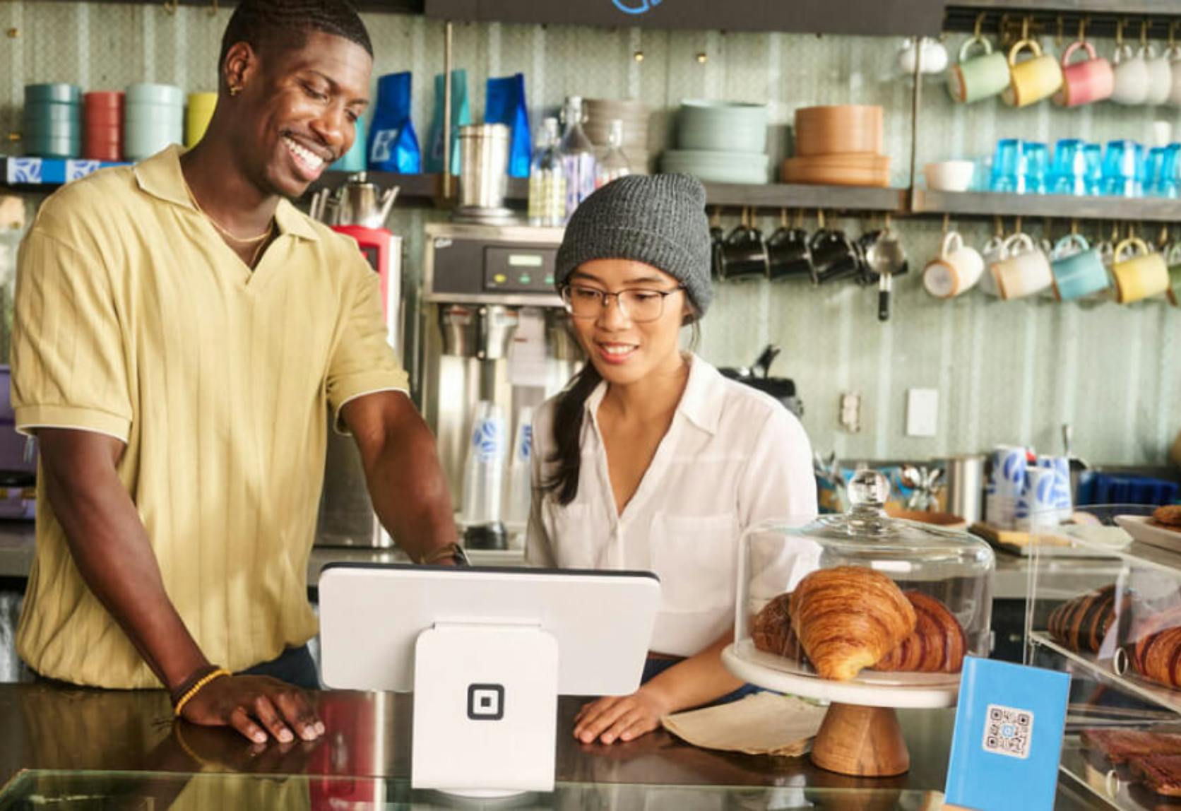 Square offer background image