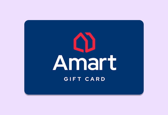 Amart Furniture Gift Card offer background image
