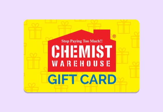 Chemist Warehouse Gift Card offer background image