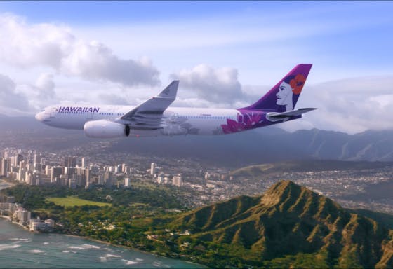 Hawaiian Airlines offer background image