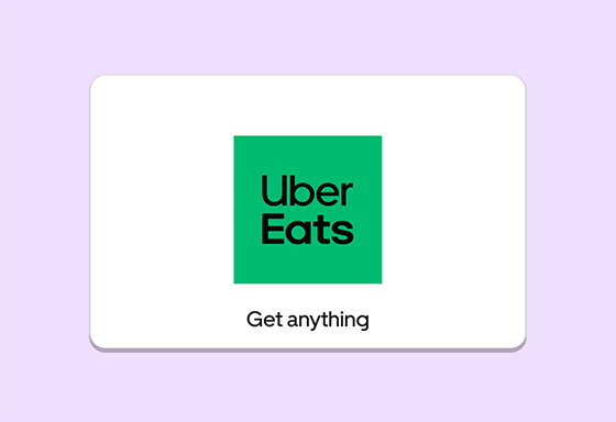 Uber Eats Gift Card offer background image