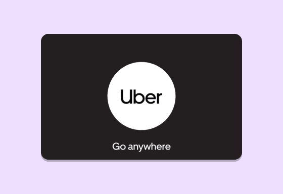 Uber Gift Card offer background image