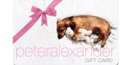 Peter Alexander Gift Card offer background image