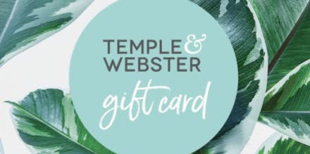 Temple & Webster Gift Card offer background image