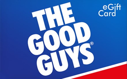 The Good Guys Gift Card offer background image