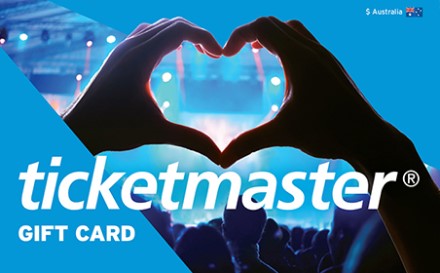 Ticketmaster Gift Card offer background image
