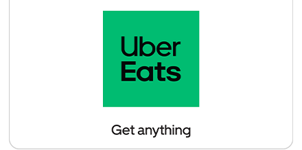 Uber Eats Gift Card offer background image