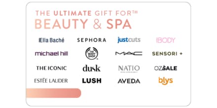 Ultimate Beauty & Spa Gift Card offer background image