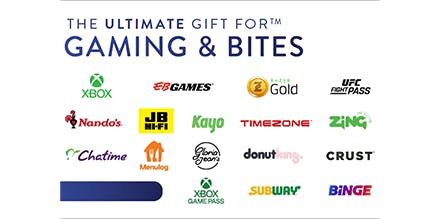 Ultimate Gaming & Bites Gift Card offer background image