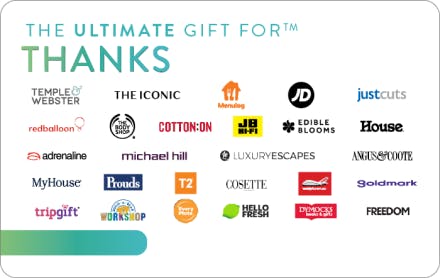 Ultimate Thanks Gift Card offer background image