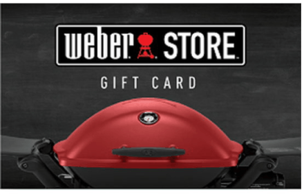 Weber Gift Card offer background image