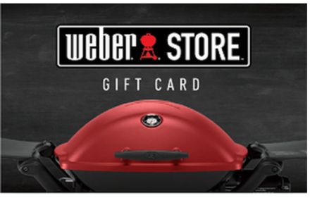 Weber Gift Card offer background image